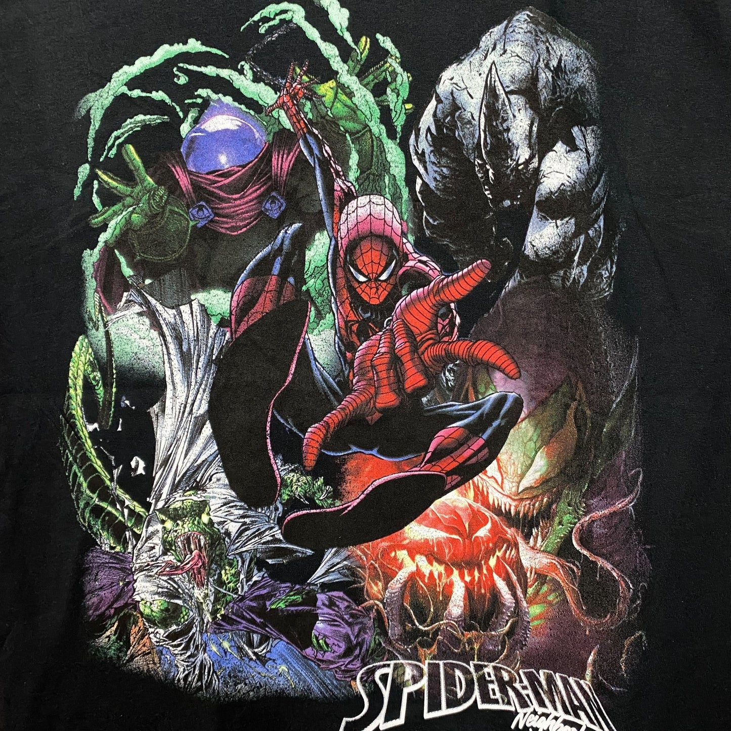 Marvel Spider-Man Rogues Gallery Comics T-Shirt Large