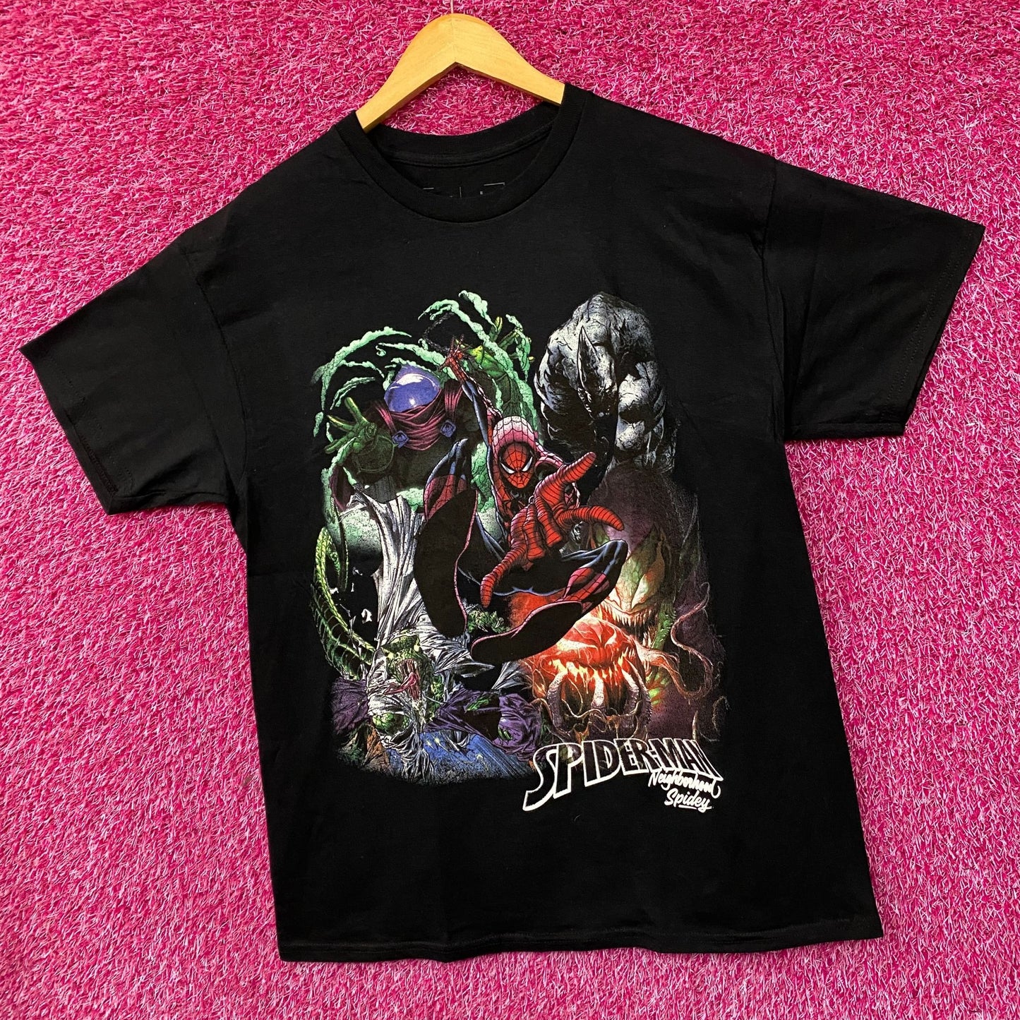 Marvel Spider-Man Rogues Gallery Comics T-Shirt Large