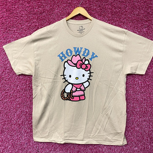 Hello kitty Cowgirl Howdy by Sanrio T-Shirt Size XXL