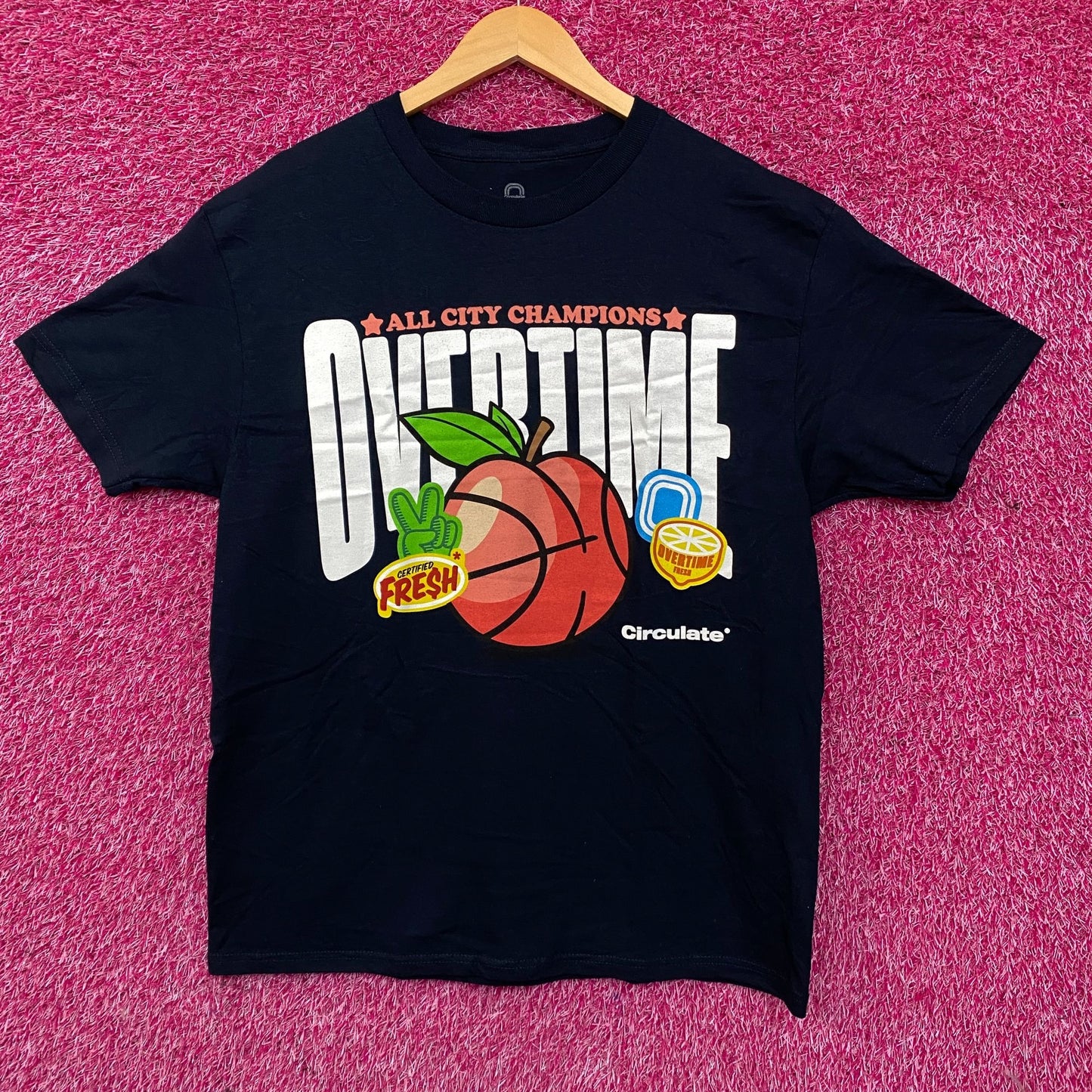 Circulate x Overtime "All City Champs" T-shirt Large