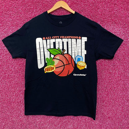 Circulate x Overtime "All City Champs" T-shirt Large