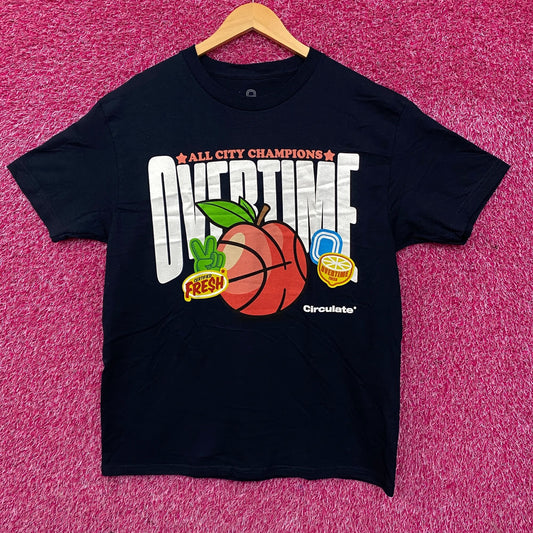 Circulate x Overtime "All City Champs" T-shirt Large
