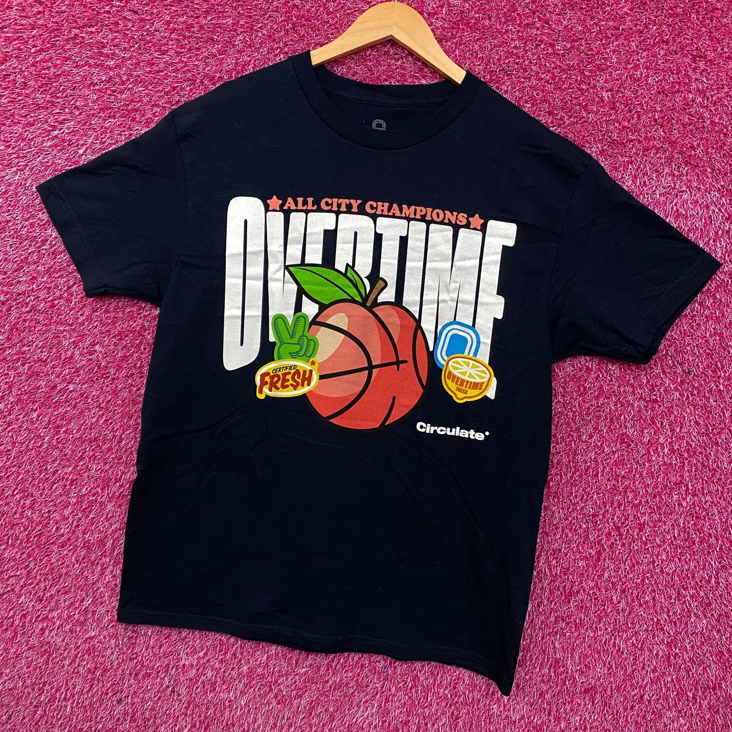 Circulate x Overtime "All City Champs" T-shirt Large