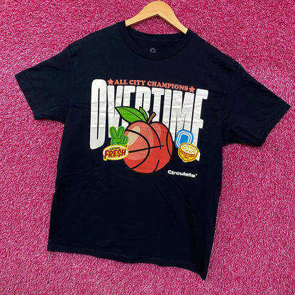 Circulate x Overtime "All City Champs" T-shirt Large