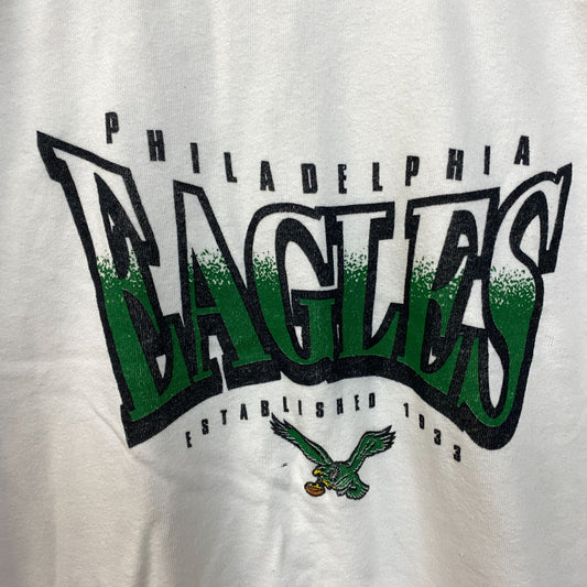 Junk Food Clothing Philadelphia Eagles Logo Crop Crewneck Sweatshirt 2XL