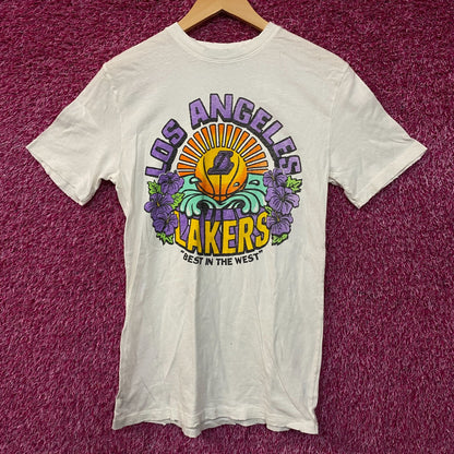 Junk Food Los Angeles Lakers "Best in the West" Retro Style T-Shirt XS
