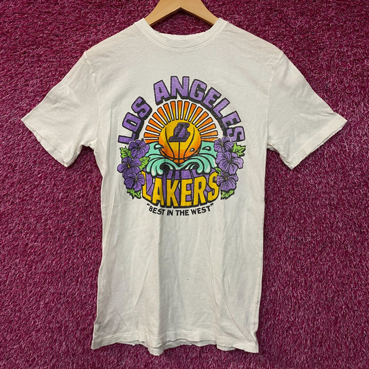Junk Food Los Angeles Lakers "Best in the West" Retro Style T-Shirt XS