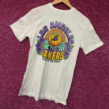 Junk Food Los Angeles Lakers "Best in the West" Retro Style T-Shirt XS