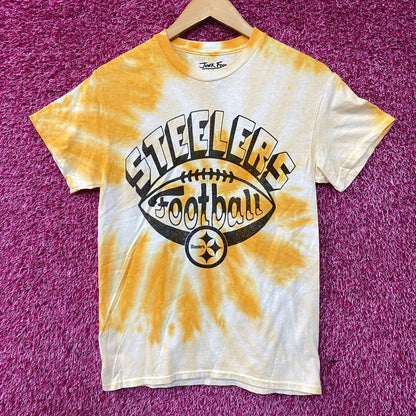 Junk Food Pittsburgh Steelers Football Tie Dye T-Shirt XS