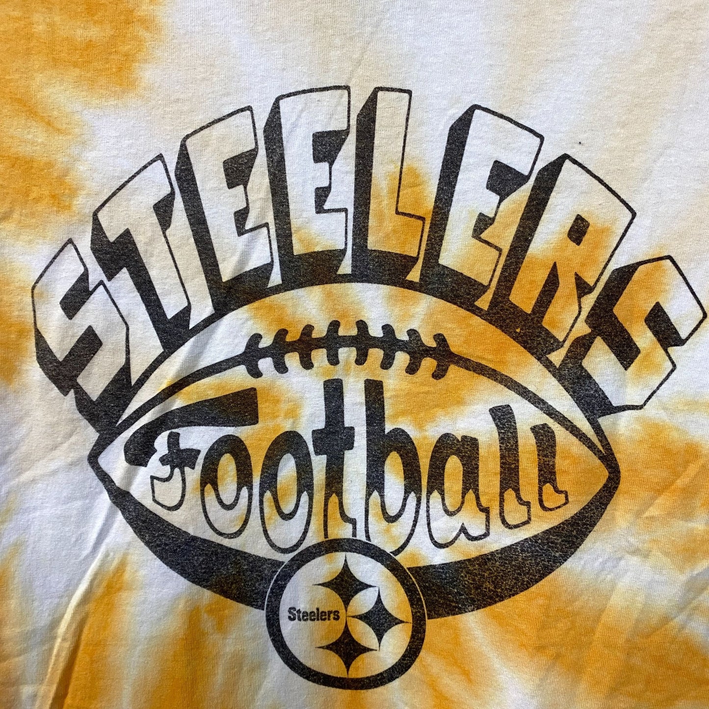 Junk Food Pittsburgh Steelers Football Tie Dye T-Shirt XS