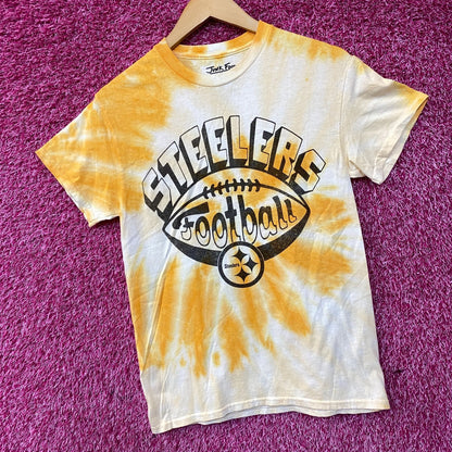 Junk Food Pittsburgh Steelers Football Tie Dye T-Shirt XS