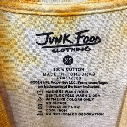 Junk Food Pittsburgh Steelers Football Tie Dye T-Shirt XS