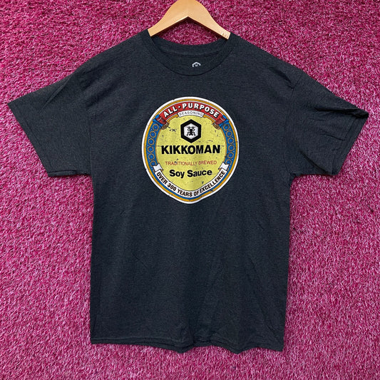 Kikkoman Soy Sauce Logo Graphic T-Shirt Large
