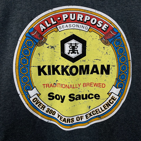Kikkoman Soy Sauce Logo Graphic T-Shirt Large