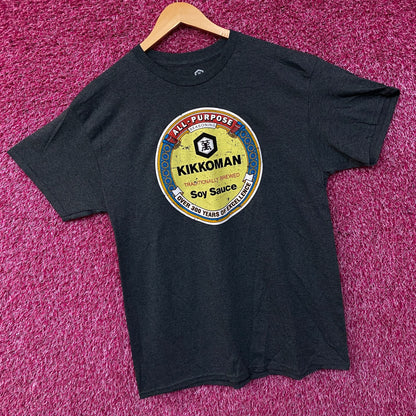 Kikkoman Soy Sauce Logo Graphic T-Shirt Large