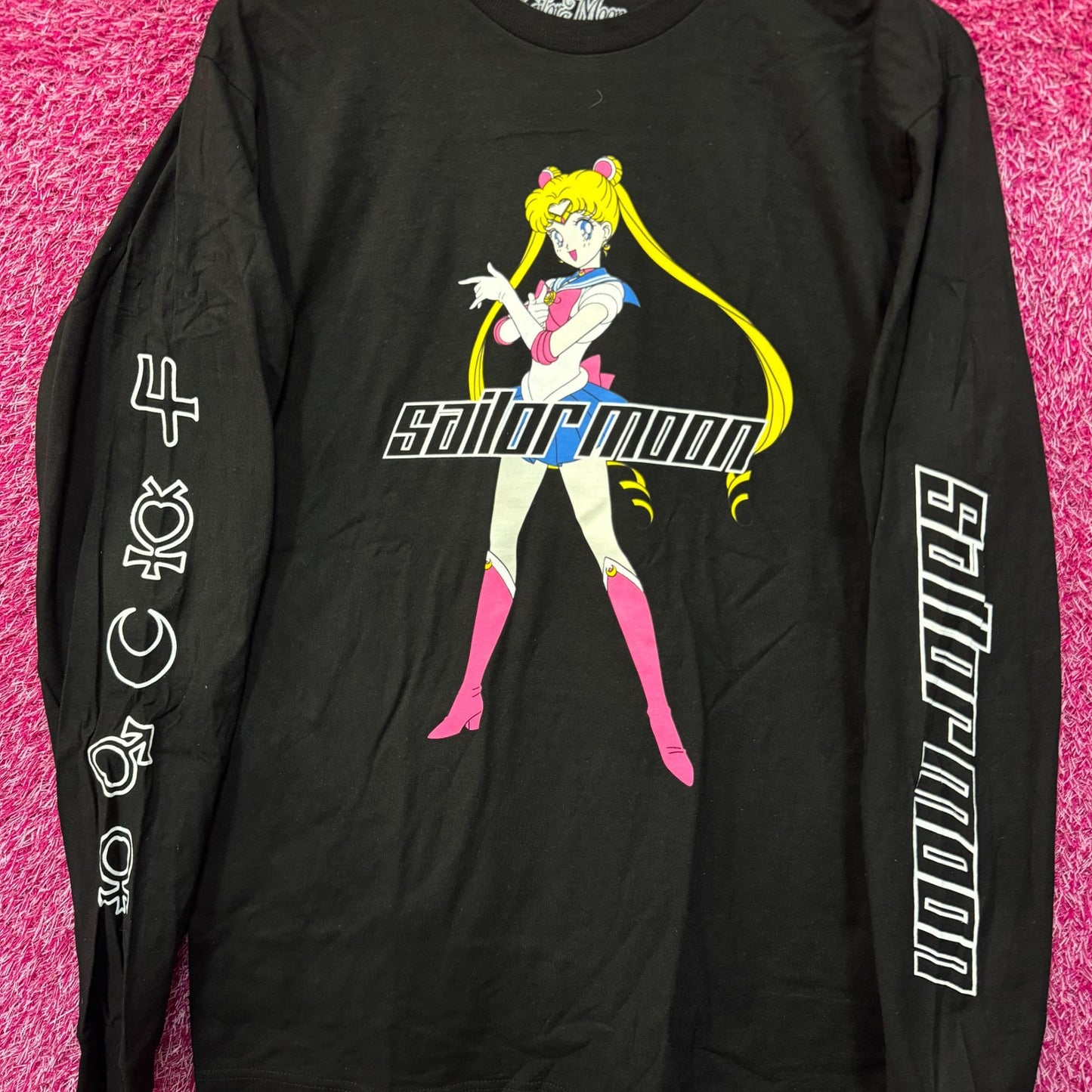 Sailor Moon The Sailor Scouts Symbols Anime Long Sleeve M