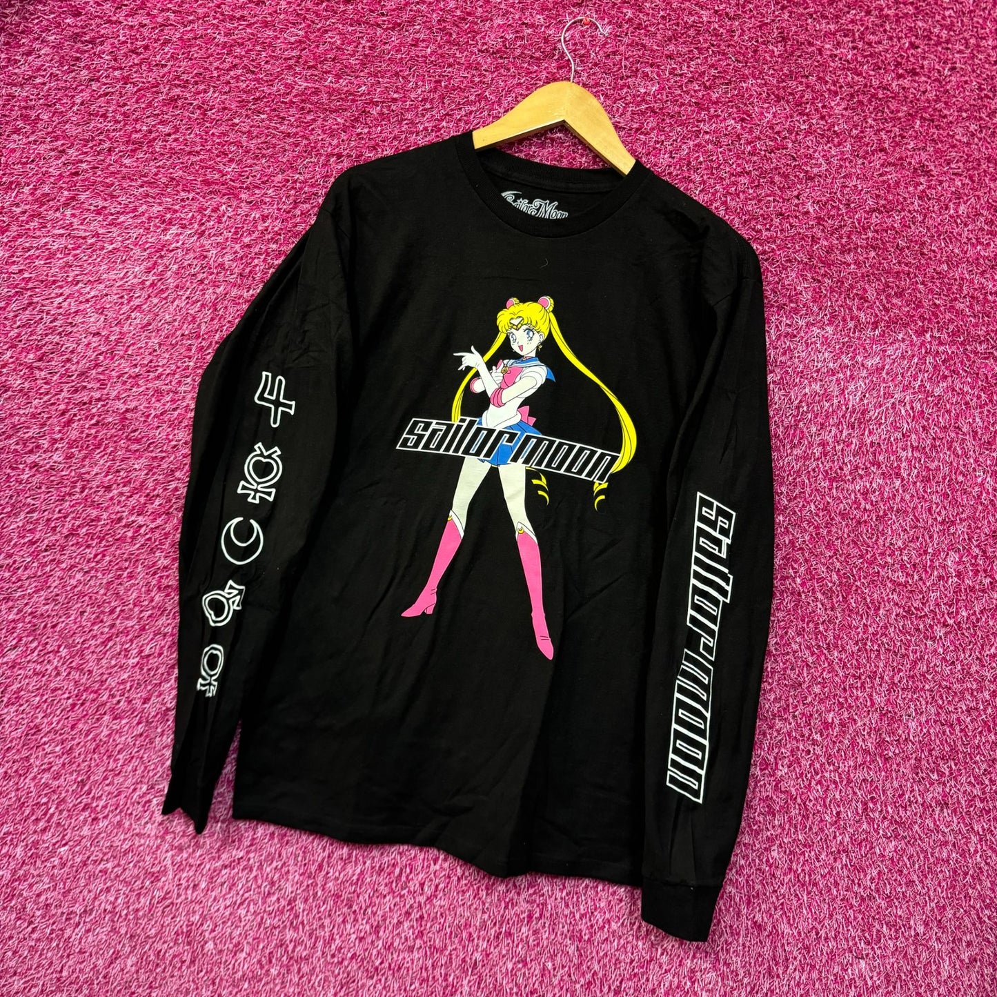 Sailor Moon The Sailor Scouts Symbols Anime Long Sleeve M