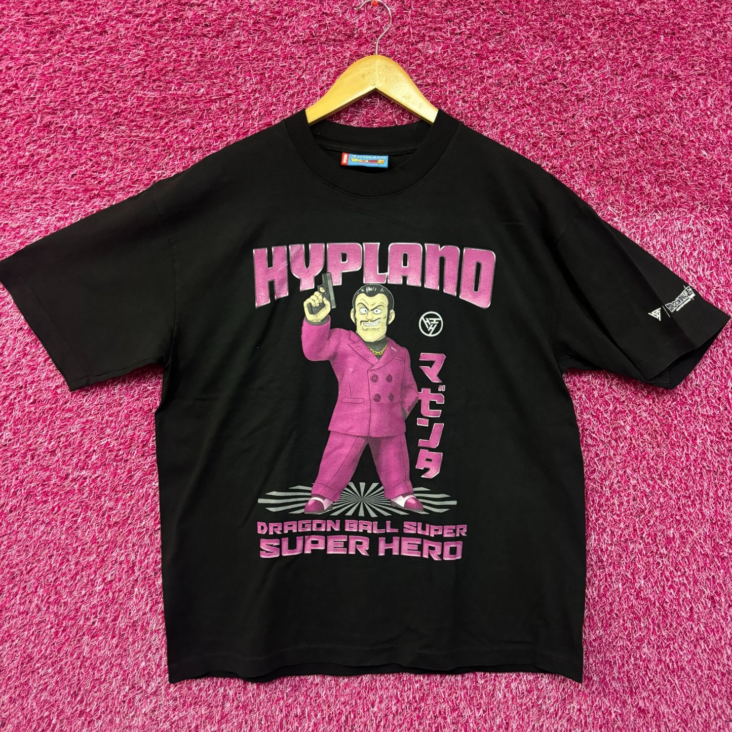 Hypeland x Dragon Ball Super Hero Magenta anime tshirt size medium