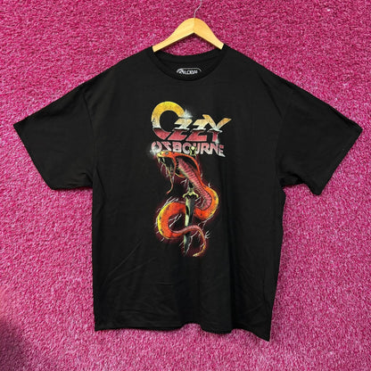 Ozzy Ozbourne Cobra Logo Vintage Style T-Shirt 2XL