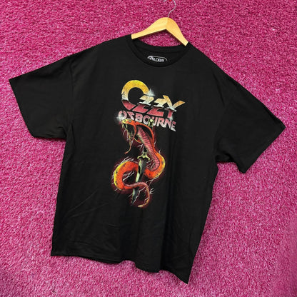 Ozzy Ozbourne Cobra Logo Vintage Style T-Shirt 2XL
