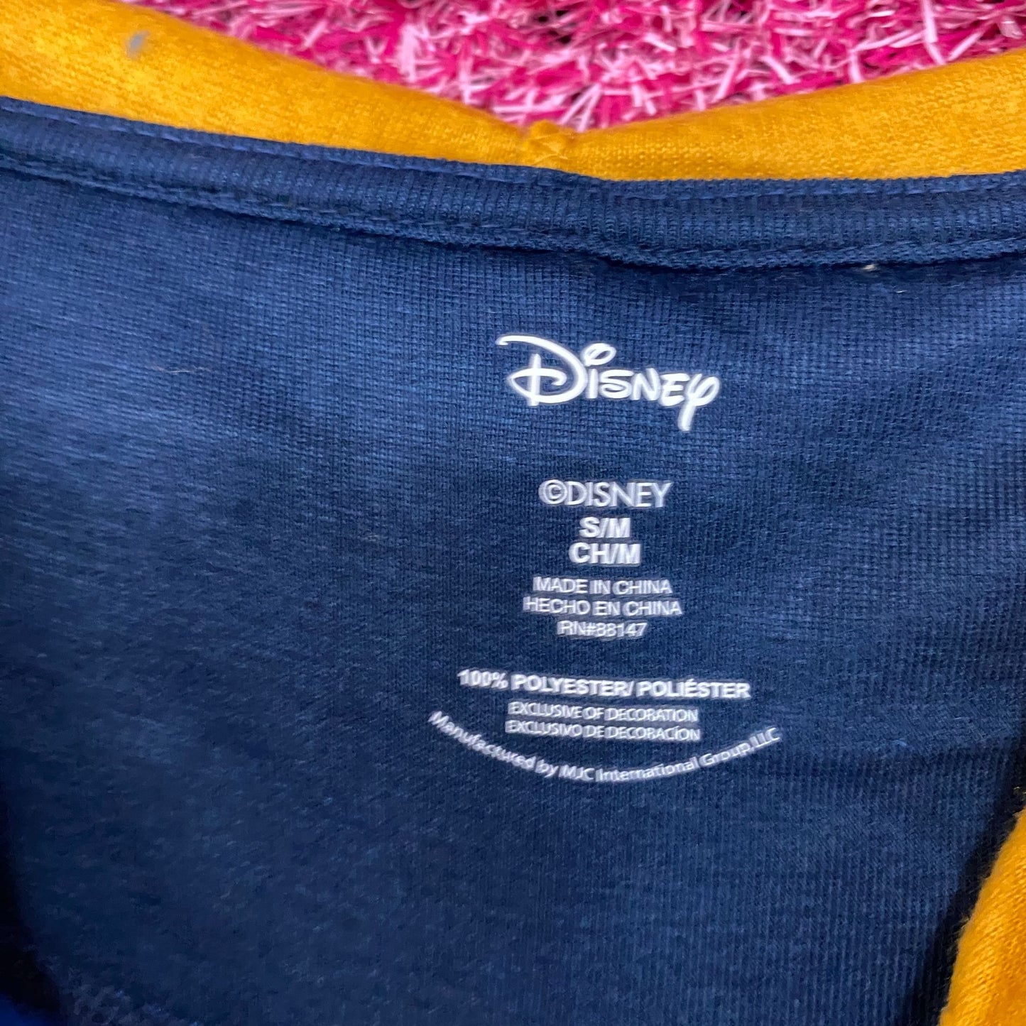 Disney Beauty and The Beast One Piece Onesie Pajamas Small
