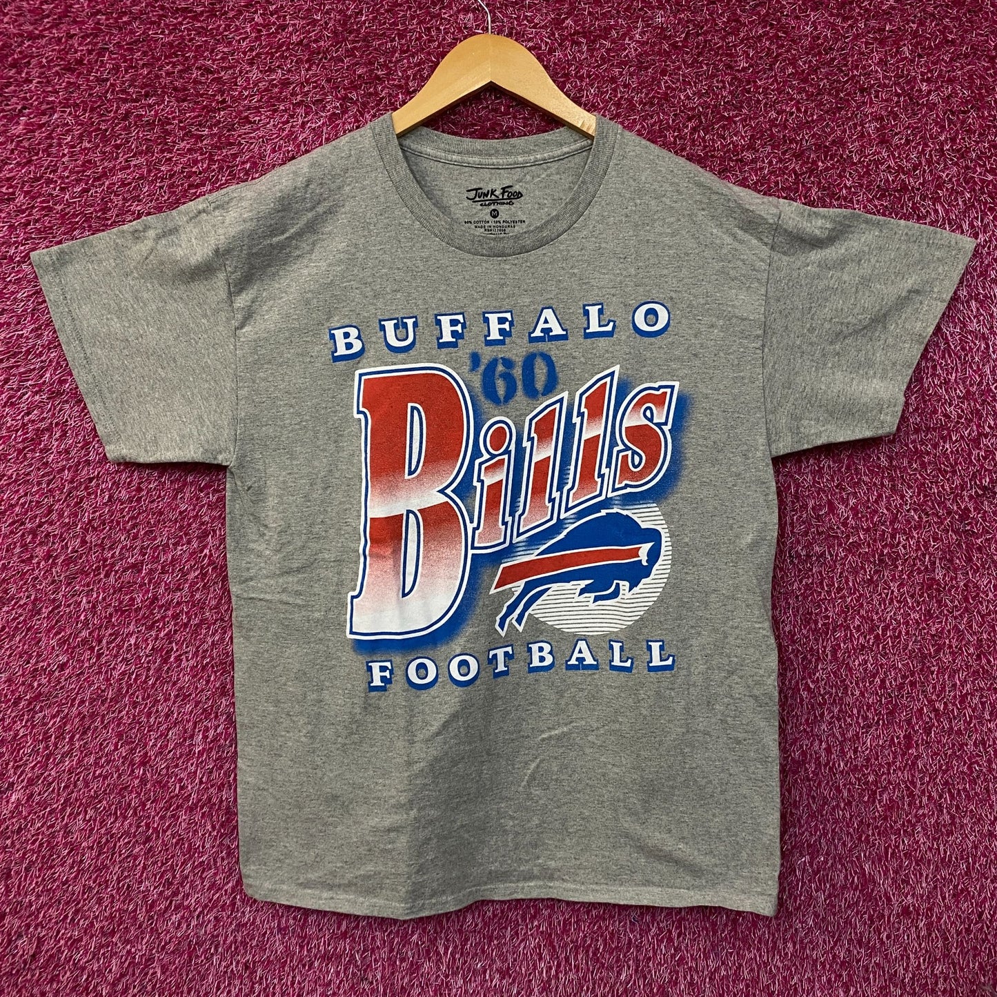 Junk Food Clothing NFL Buffalo Bills Bootleg Flea Market Tee Medium