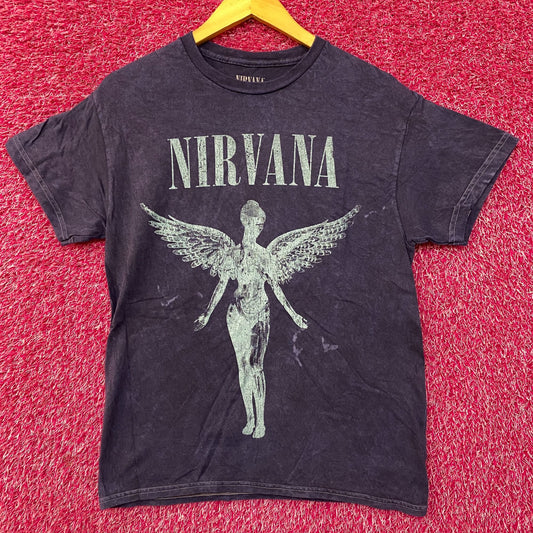 Nirvana Blue Monochrome In Utero Rock tshirt Size Medium