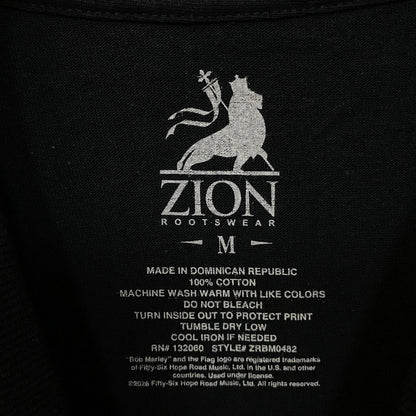 Zion Rootswear Bob Marley Songs of Freedom Graphic T-Shirt Medium