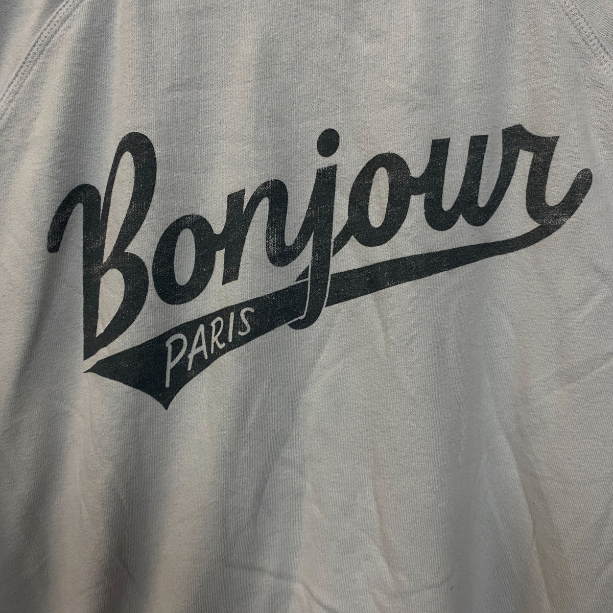Junk Food Clothing Bonjour Paris Crewneck Sweatshirt Large