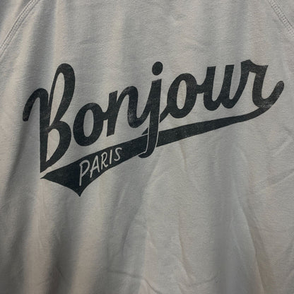Junk Food Clothing Bonjour Paris Crewneck Sweatshirt Large