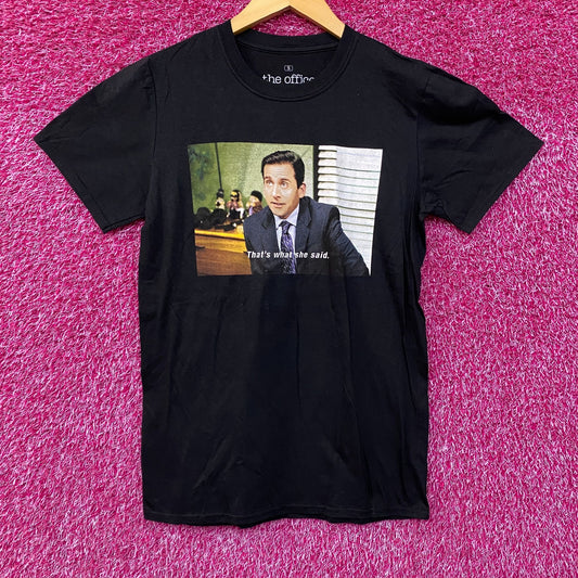 The Office Michael Scott Thats What She Said Meme T-Shirt Small