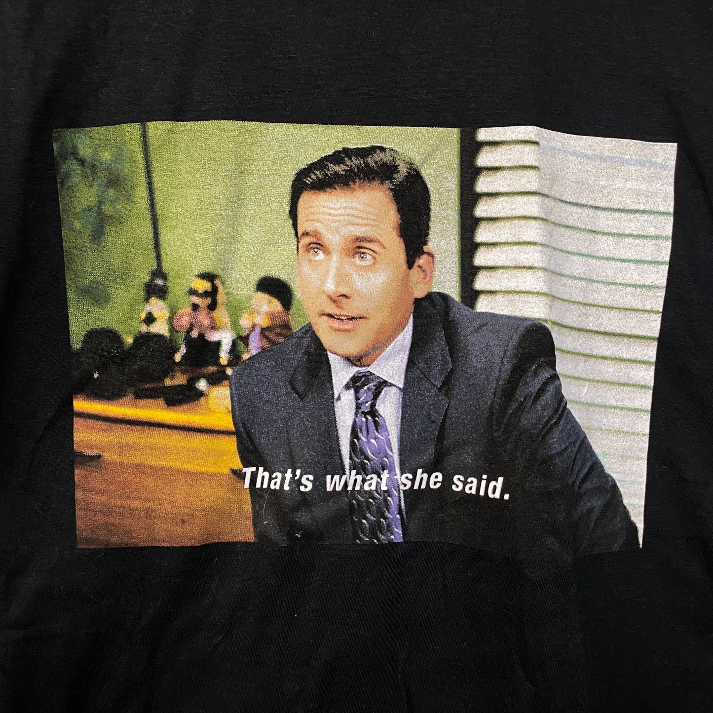The Office Michael Scott Thats What She Said Meme T-Shirt Small