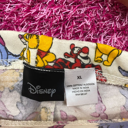 Disney Winnie The Pooh and Friends Yellow Lounge Pajama Pants XL