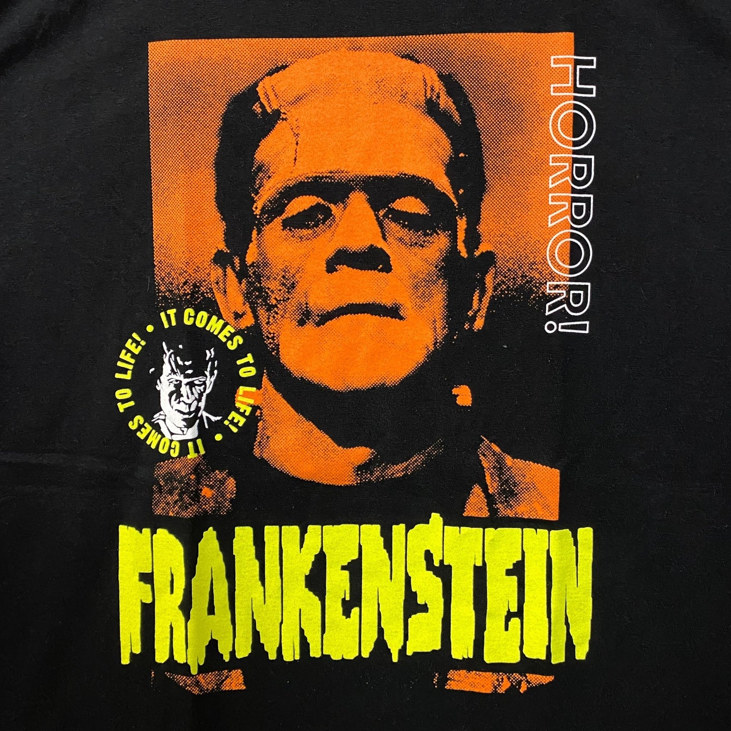 Frankenstein 1931 Classic Horror Film Promo Frankenstein Monsters T-Shirt Large