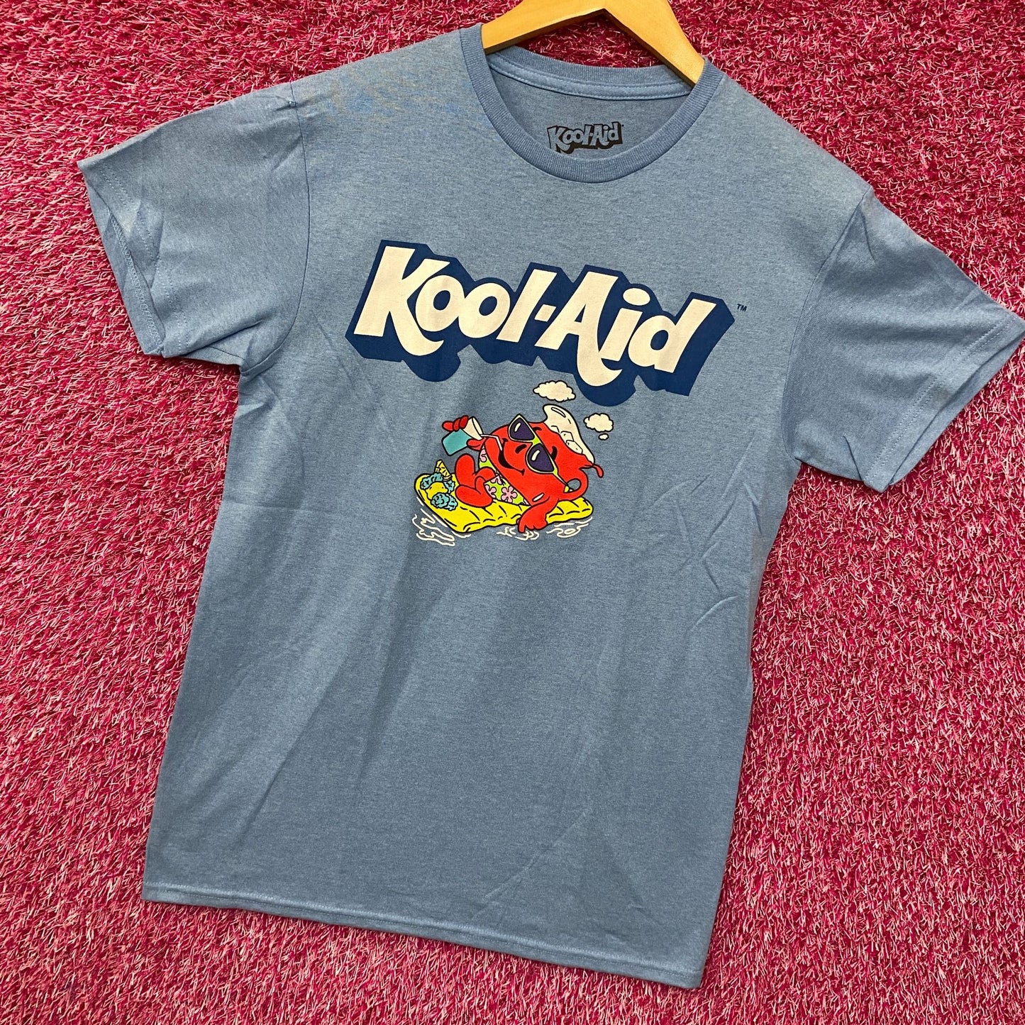 Kool-Aid Mens Oh Yeah Drink Mix Graphic T-Shirt Small