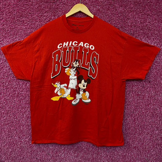 Junk Food Chicago Bulls x Disney Mickey Squad Graphic T-Shirt XL