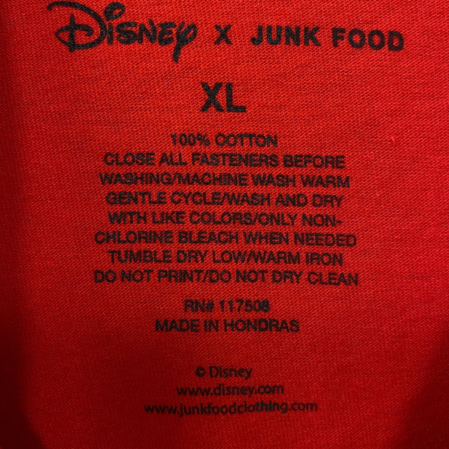 Junk Food Chicago Bulls x Disney Mickey Squad Graphic T-Shirt XL