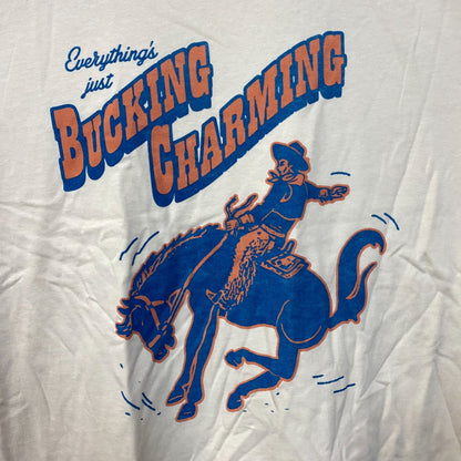 Junk Food Clothing Bucking Charming Vintage Style T-Shirt XL