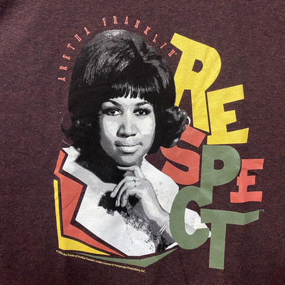 Aretha Frankling Queen Of Soul Respect T-Shirt 2XL