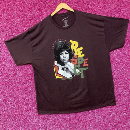 Aretha Frankling Queen Of Soul Respect T-Shirt 2XL