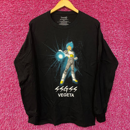 Dragon Ball Super SSGSS Vegeta Long Sleeve T-Shirt Small