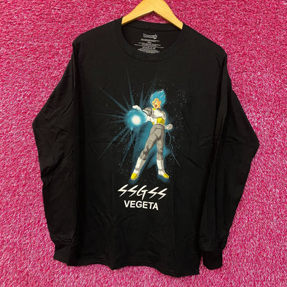 Dragon Ball Super SSGSS Vegeta Long Sleeve T-Shirt Small
