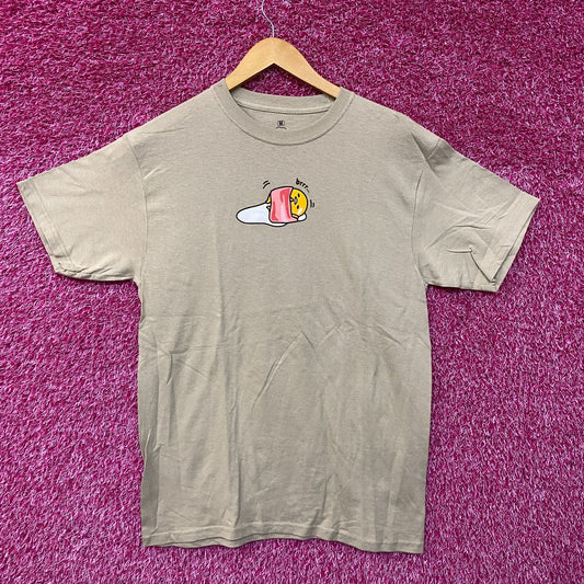 Gudetama The Lazy Egg Brrr with Bacon Blankie Sanrio Tee M
