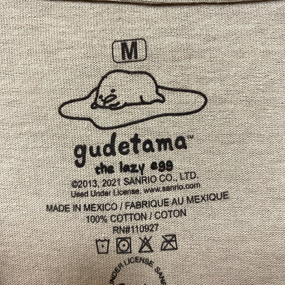 Gudetama The Lazy Egg Brrr with Bacon Blankie Sanrio Tee M