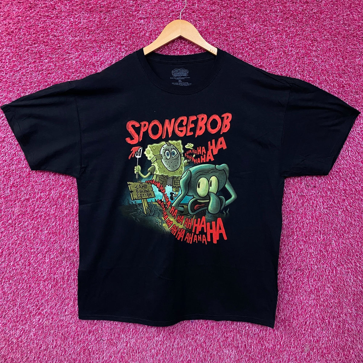 Nickelodeon SpongeBob SquarePants Camp Bikini Bottom Tee XL