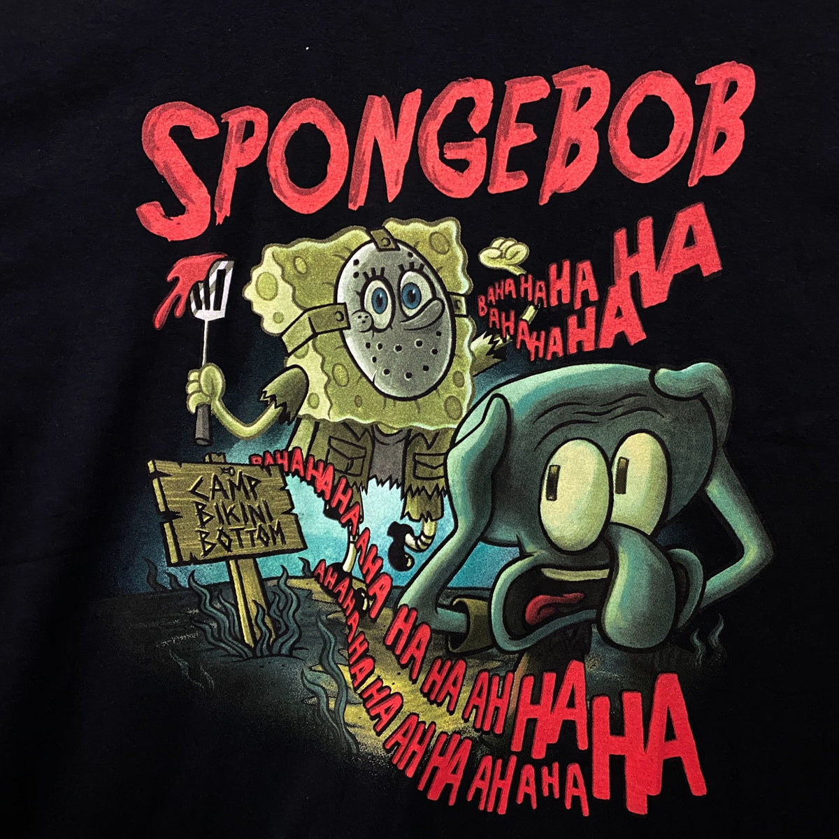 Nickelodeon SpongeBob SquarePants Camp Bikini Bottom Tee XL