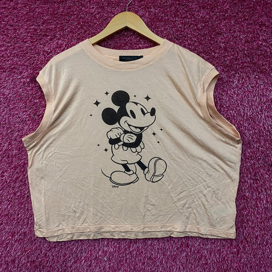 Junk Food Clothing Mickey Mouse Vintage Style Graphic Tissue Tank Top 2XL