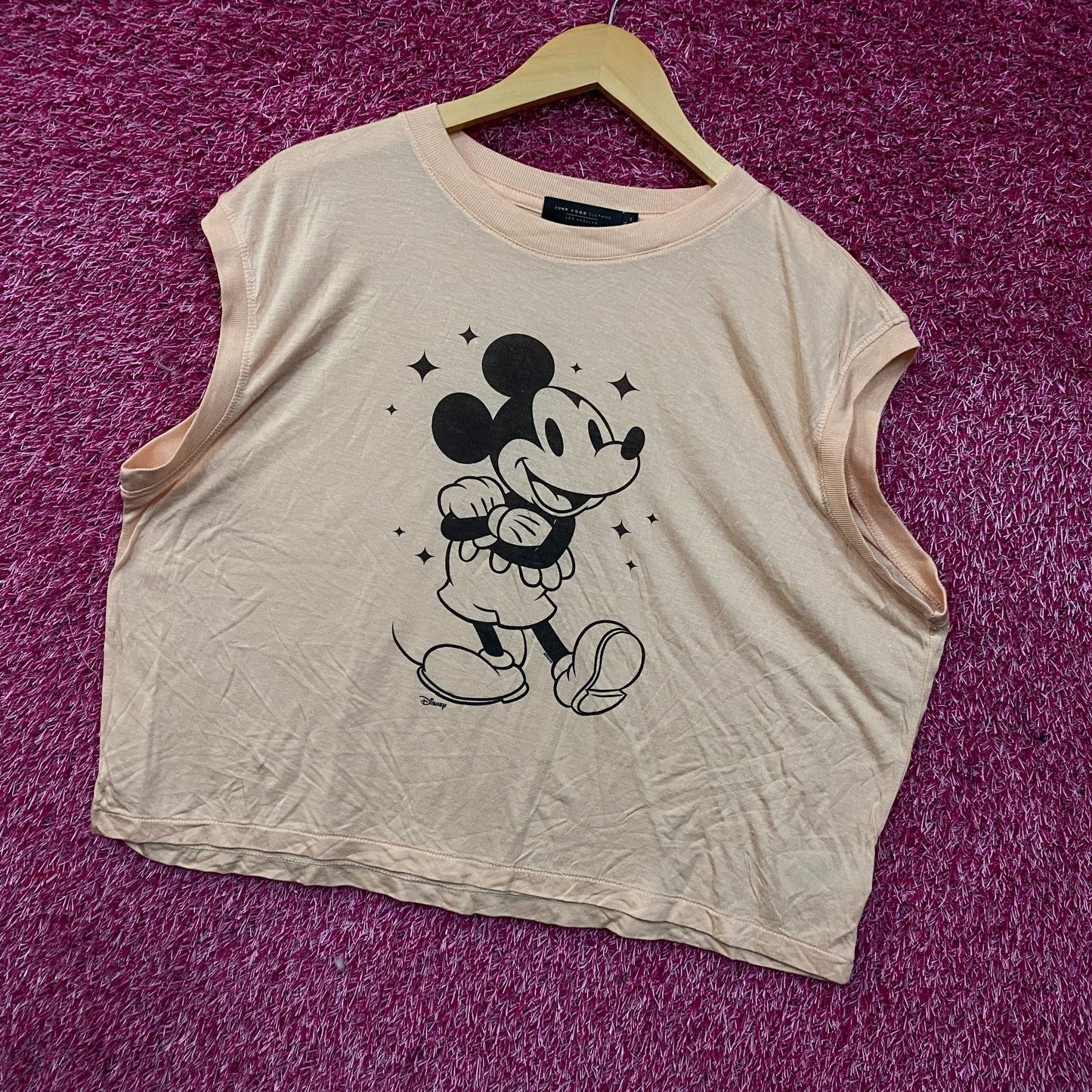 Junk Food Clothing Mickey Mouse Vintage Style Graphic Tissue Tank Top 2XL