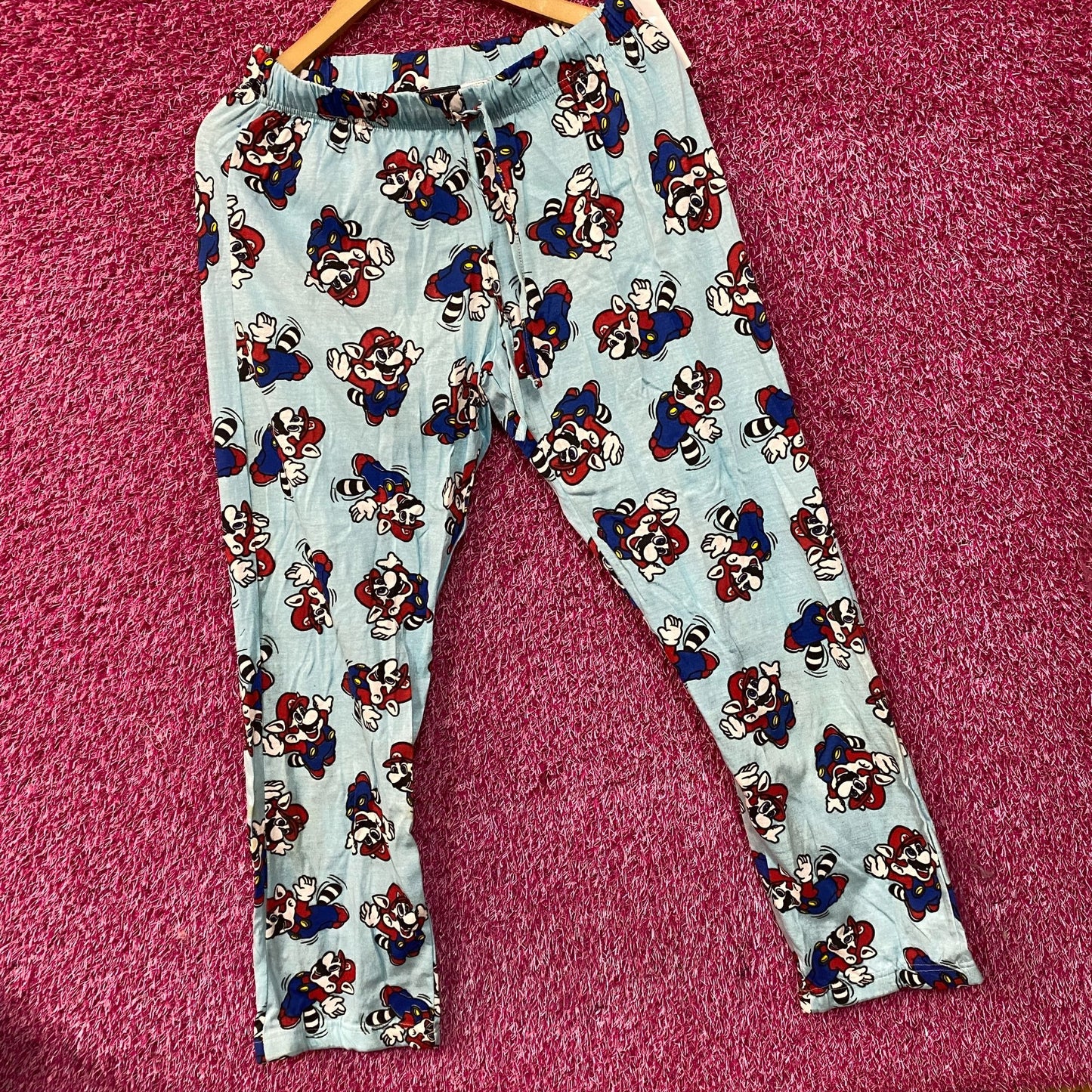 Nintendo Super Mario Bros. 3  Tanooki Suit Pajama Lounge Pants 1XL
