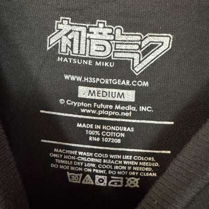 Hatsune Miku The Virtual Idol Chibi Style Anime Bleach Dye M